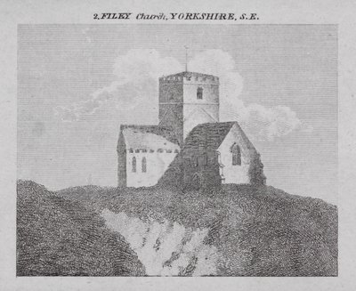 Filey Church, Yorkshire, SE (grawerowanie) autorstwa English School