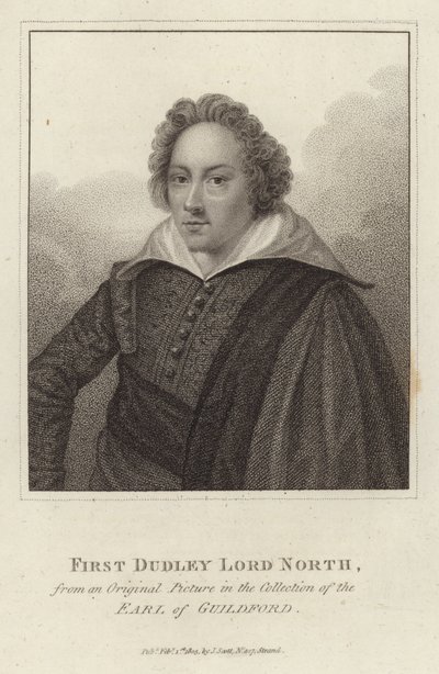 Pierwszy Dudley Lord North autorstwa English School