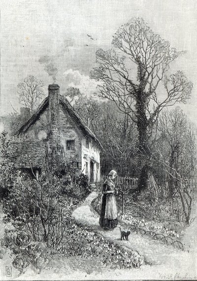 Pierwsze kwiaty, z „Godziny wypoczynku”, 1888 r. autorstwa English School