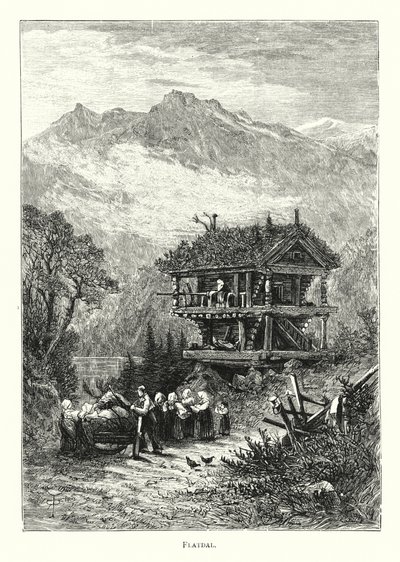 Flatdal (grawerowanie) autorstwa English School
