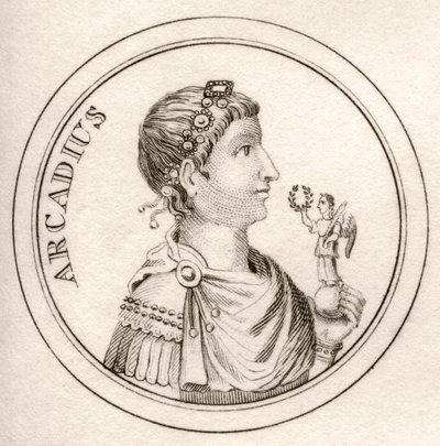 Flavius Arcadius, ze „Słownika historycznego Krabba”, opublikowanego w 1825 r. autorstwa English School