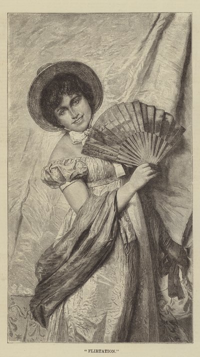 Flirt (grawerunek) autorstwa English School