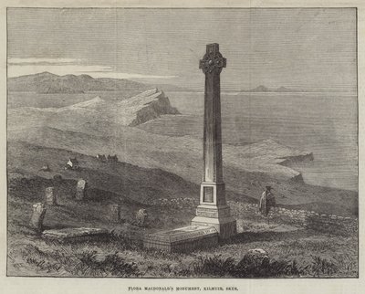 Pomnik Flory MacDonalda, Kilmuir, Skye (rycina) autorstwa English School