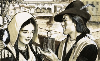 Scena florencka autorstwa English School