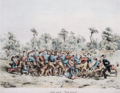 Piłka nożna, Rosz, 1857 autorstwa English School