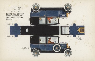 Ford Cut Out (kolor lito) autorstwa English School