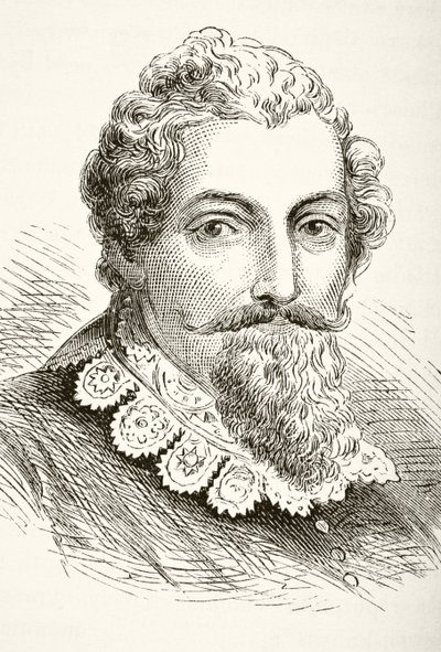 Francis Beaumont, „The National and Domestic History of England” Williama Hickmana Smitha Aubreya (1858-1916) opublikowana w Londynie, ok. 1890 r. autorstwa English School