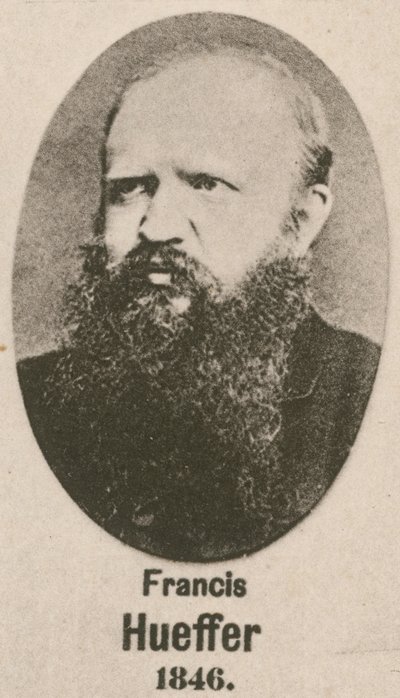 Francis Hueffer (grafika) autorstwa English School
