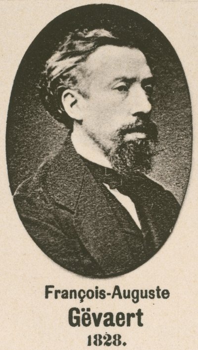 Francois-Auguste Gevaert (Grawerowanie) autorstwa English School