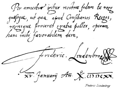 Fryderyk Lindenbrog autorstwa English School