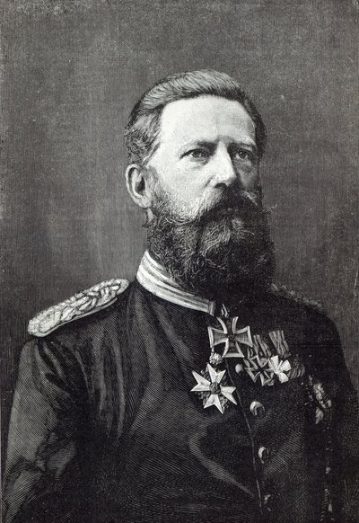 Fryderyk III, z "Godziny wypoczynku", 1888 r. autorstwa English School