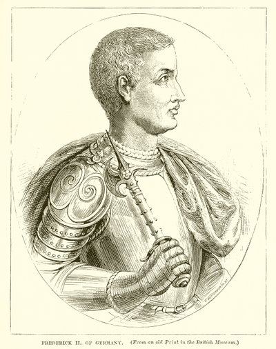 Fryderyk II z Niemiec autorstwa English School