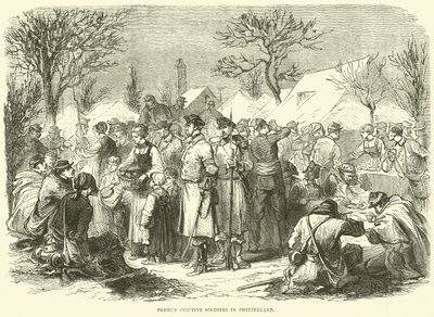 Francuscy uciekinierzy w Szwajcarii, listopad 1870 autorstwa English School