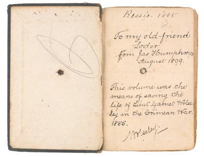 Gramatyka francuska i angielska należąca do porucznika Garnet Josepha Wolseleya (książka) autorstwa English School