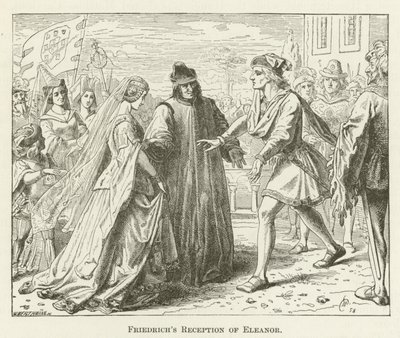 Friedrichs Recepcja Eleonory autorstwa English School