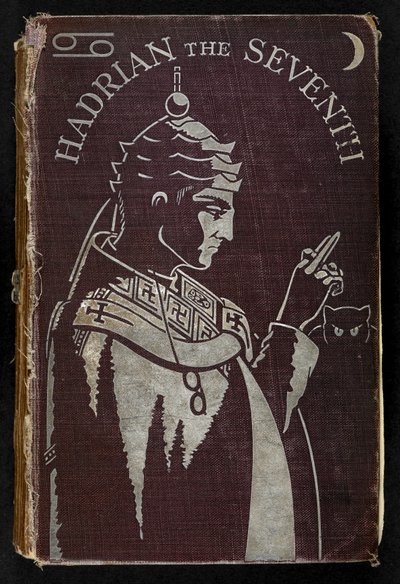Przednia okładka „Hadriana Siódmego. Romans”, Frederick Rolfe autorstwa English School