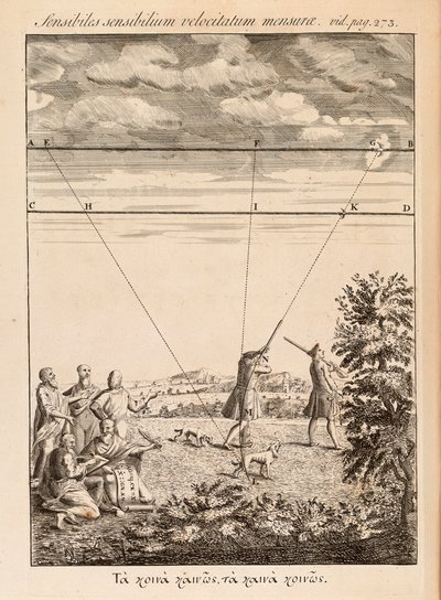 Frontyspis z The Method of Fluxons and Infinite Series autorstwa Isaaca Newtona, Londyn, 1736 autorstwa English School