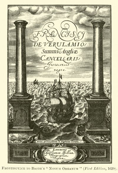 Frontyspis do Bekonów Novum Organum autorstwa English School
