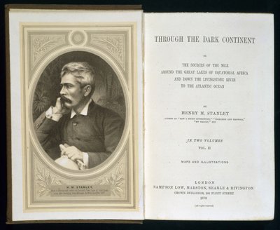 Frontispiece to Through the Dark Continent, Henry M. Stanley, opublikowany w 1878 r. autorstwa English School