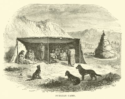 Obóz Ognisty, Ziemia Ognista, 1890 autorstwa English School