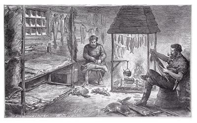 Traperzy futrzani w Kanadzie, 1880 autorstwa English School