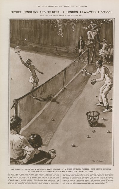 Przyszłość Lenglens i Tildens autorstwa English School