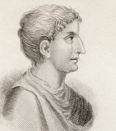 Gaius Salustius Crispus, ze „Słownika historycznego Krabba”, opublikowanego w 1825 r. autorstwa English School