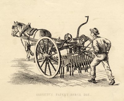 Garretts Patent Horse Hoe autorstwa English School