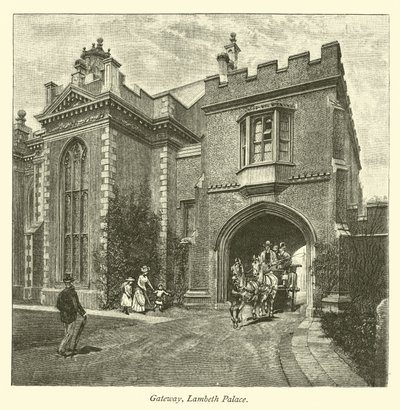 Brama, Pałac Lambeth autorstwa English School