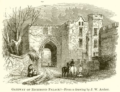 Brama Pałacu Richmond autorstwa English School