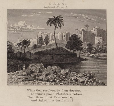 Gaza, Sofoniasz II, wer. 4 (rycina) autorstwa English School