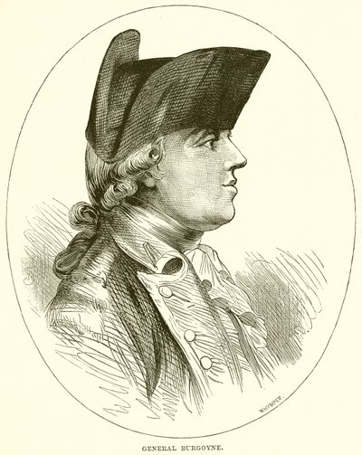 Generał Burgoyne autorstwa English School