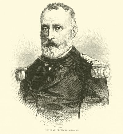 Generał Klemens Thomas, marzec 1871 autorstwa English School