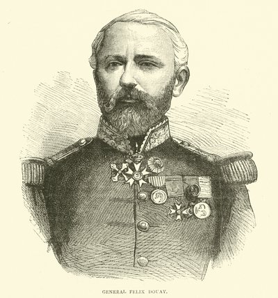 Generał Felix Douay, 1870 autorstwa English School