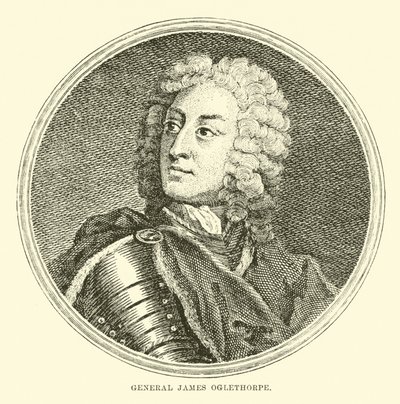 Generał James Oglethorpe autorstwa English School