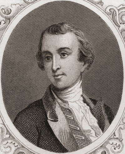 Generał Joseph Reed (grafika) autorstwa English School