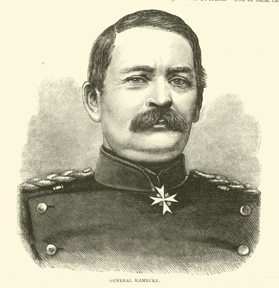 Generał Kamecke, październik 1870 autorstwa English School