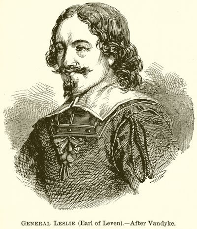 Generał Leslie (hrabia Leven) autorstwa English School