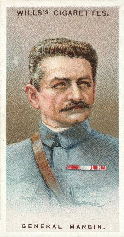 Generał Mangin (chromolit) autorstwa English School