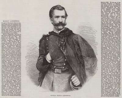 gen. Marian Langiewicz (grafika) autorstwa English School