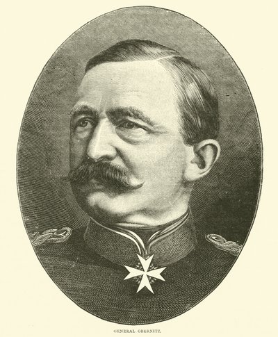 Generał Obernitz, październik 1870 autorstwa English School