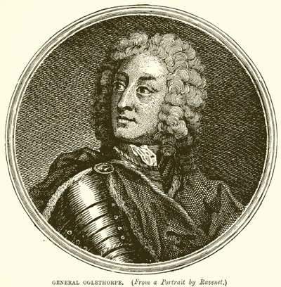 Generał Oglethorpe autorstwa English School