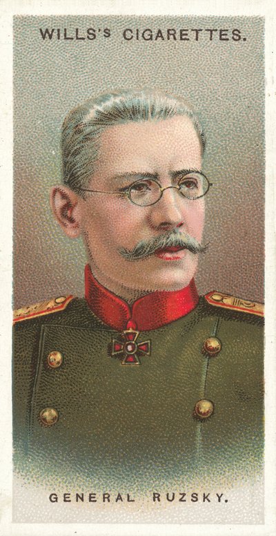 Generał Ruzsky (chromolitho) autorstwa English School