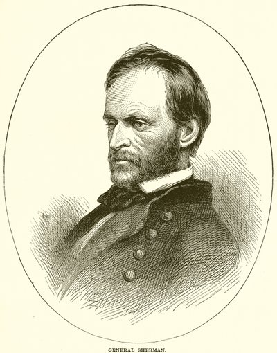Generał Sherman autorstwa English School