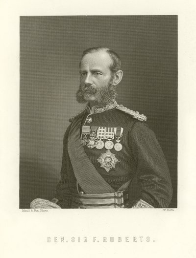 Generał Sir F Roberts autorstwa English School
