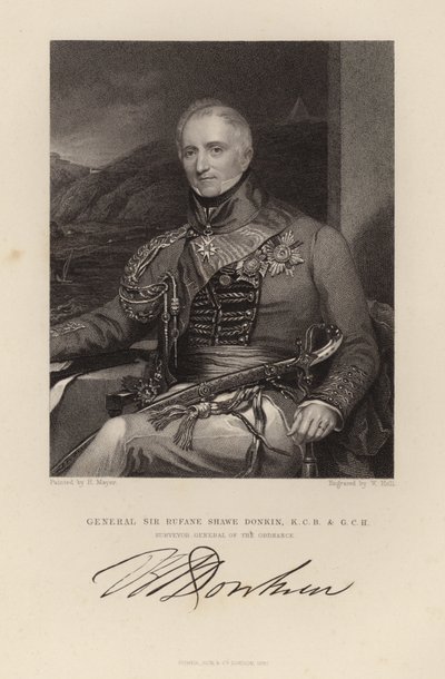 Generał Sir Rufane Shawe Donkin autorstwa English School