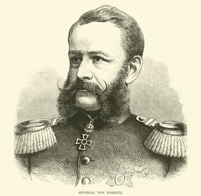 Generał von Fabrice, październik 1870 autorstwa English School