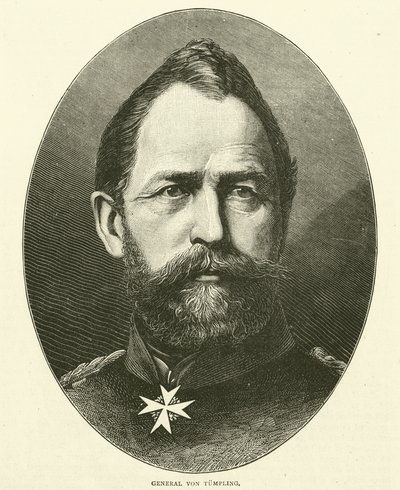 Generał Von Tumples, grudzień 1870 autorstwa English School