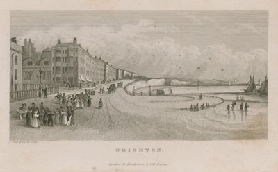 Widok ogólny wzdłuż wybrzeża w Brighton autorstwa English School