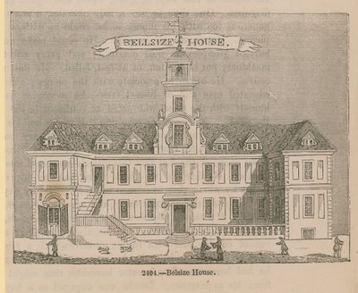 Widok ogólny Belsize House autorstwa English School